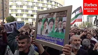 Memorial For President Ebrahim Raisi Held In Tehran’s Vali Asr Square After Deadly Helicopter Crash