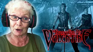 Bullet For My Valentine - Tears Don't Fall РЕАКЦИЯ БАБУШКИ ХЕЙТЕР | REACTION GRANDMA