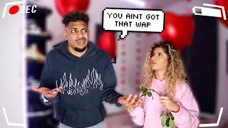 TELLING MY GIRLFRIEND SHE DOESN'T HAVE THAT "WAP"!! *I Ruined Valentines*
