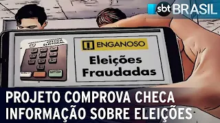 É enganoso que eleições recentes foram fraudadas no Brasil  | SBT Brasil (30/08/22)