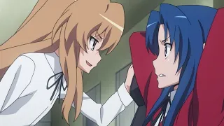 Toradora! - Taiga shows Ami whose BOSS