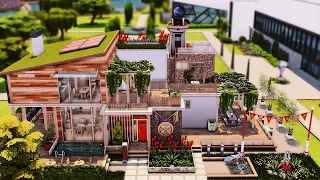 Foxbury 🦞 Student Housing | The Sims 4 - Stop motion speed build (No CC)