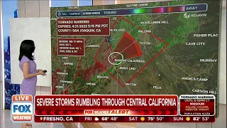 Tornado Warning For Central California