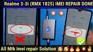 Realme 3-3i (RMX 1825) IMEI REPAIR DONE | All Mtk imei repair Solution| all Mediatek Security Repair