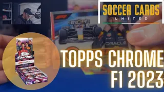 Topps Chrome Formula 1 2023 Unboxing And Review | Hunting An F1 Driver Autograph!