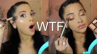 trying fashionnova makeup for the first time