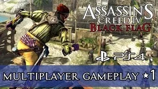 Assassin's Creed IV Black Flag - (PS4) Multiplayer #1: Manhunt (Palenque) [1080p] TRUE-HD QUALITY