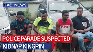 See Video: Police Parade Suspected Kidnap Kingpin, John Lyon in Yenagoa