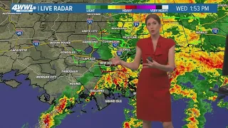 New Orleans Weather: Heavy storms edge eastward on Wednesday afternoon