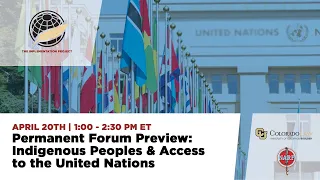 Permanent Forum Preview: Indigenous Peoples & Access to the United Nations (April 2022)
