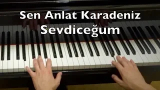 Sen Anlat Karadeniz - Sevdiceğum Piano Tutorial (Dizi Müziği)