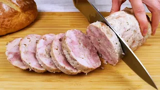 Make Your Own Chicken Salami! I don't buy any more sausages! Recipe without additives!