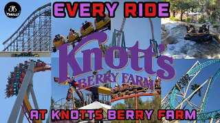 Every Ride At Knotts Berry Farm (2021)