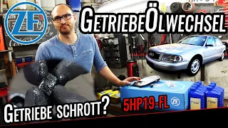 ZF 5HP19-FL Automatik | Getriebe-Ölwechsel  ZF-Teilesatz | Audi A8 D2 3.7L V8 quattro | OGAS GARAGE