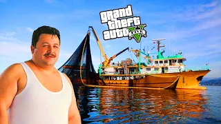 GTA 5 GERÇEK HAYAT !!! - Dünyanın En Büyük Gemisini Aldık ! ( Balıkçı Dayı Sapıttı ) #11