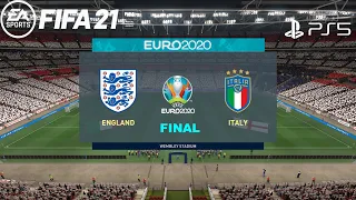 FIFA 21 PS5 | England Vs Italy  | EURO 2020 | Final |  11 July 2021