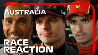 Drivers React After Dramatic Race in Melbourne | 2023 Australian Grand Prix