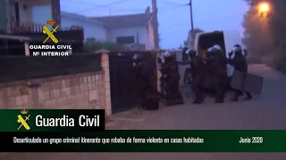 Operación Contas. Desarticulado grupo criminal itinerante dedicado a robos violentos en casas