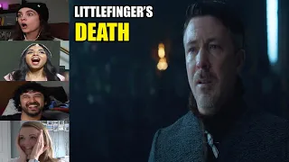 Reactors Reaction to ARYA Killing Littlefinger | Littlefinger Death Scene | Game of Thrones 7x7