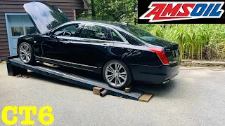CADILLAC CT6 how-to change oil, oil life reset, and test drive