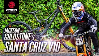 Das neue Santa Cruz V10 von Jackson Goldstone im Bikecheck | VPP System 2023 erklärt!