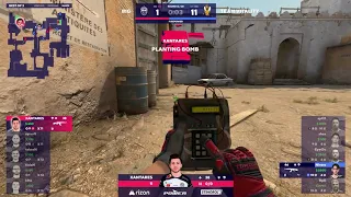 Nivera's s1mple cosplay in 1v1 situation on Dust2 against BIG  | BLAST Premier Fall Finals 2020