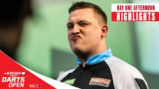 BACK WITH A BANG! | Day One Afternoon Highlights | 2024 Belgian Darts Open