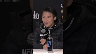 ZHANG WEILI JOKES ABOUT PICKING UP FRANCIS NGANNOU