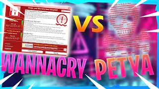 WannaCry Ransomware VS Petya Ransomware! | Ransomware Test