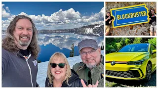 Oregon Road Trip: Crater Lake, Last Blockbuster & Video Game Hunting!