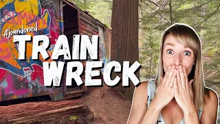 Whistler Train Wreck | Best Hiking In Whistler Canada | What To Do In Whistler, BC #abandonedtrain