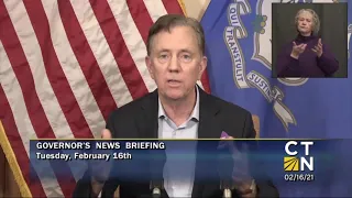 Governor Lamont's February 16, 2021 4PM Coronavirus Update