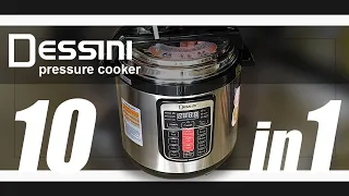 10 in 1 Dessini Multifunctional Electric Pressure Cooker, 6L | Unboxing, Kitchen Appliance
