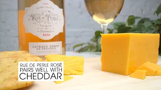 Rue de Perle Signature Wine Collection with recommended cheese pairing