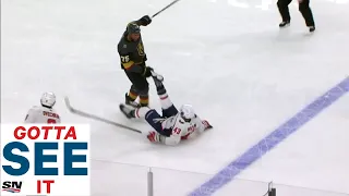 GOTTA SEE IT:  Ryan Reaves Buries Tom Wilson Twice In Eight Seconds