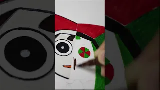 Drawing POMNI from TADC in 4 Different Art Styles with Posca Markers! Part 2 (Christmas Edition)