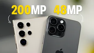 Битва камер iPhone 15 Pro Max и S24 Ultra. Кто лучше?