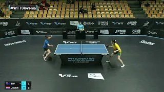 Liu Yangzi vs Mateja Jeger | WTT Contender Novo Mesto 2021 | WS | Qual