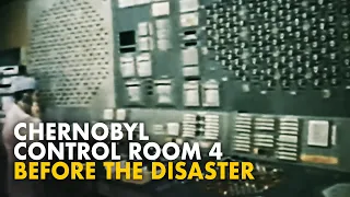 Chernobyl Control Room 4 BEFORE and AFTER the DISASTER