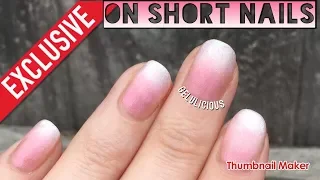 BABY BOOMER On Short Nails Using Glitterarty Powders