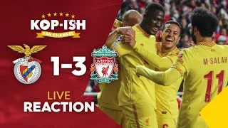 BENFICA 1-3 LIVERPOOL | UEFA CHAMPIONS LEAGUE QUARTER-FINAL 1ST LEG | LIVE INSTANT MATCH REACTION