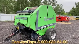 Обзор Deutz-Fahr GP 2.50 рулонный пресс-подборщик