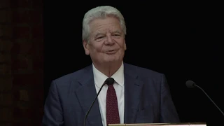 Toleranz, Radikalisierung und der Fall Lübcke | Gastvortrag von Bundespräsident a. D. Joachim Gauck