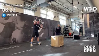 WINNER: Open Workout 22.1 — Victor Ljungdal 🇸🇪