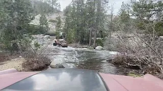 Fordyce Creek Trail - river crossing #1 @ 300+ cfs.  5/6/22