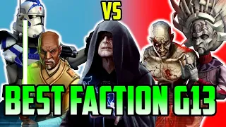 Best G13 For Each Faction! Uses and Why They are Good | SWGoH