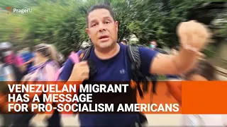 Venezuelan Migrant Has a Message for Socialists in America | Short Clips