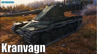 Мастер 10к урона Kranvagn ✅ World of Tanks лучший бой на шведском тт 10