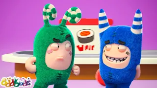 Sushi Showdown | Oddbods - Food Adventures | Cartoons for Kids