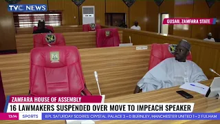 16th Lawmakers Suspended Over Move to Impeach Zamfara House of Assembly Speaker